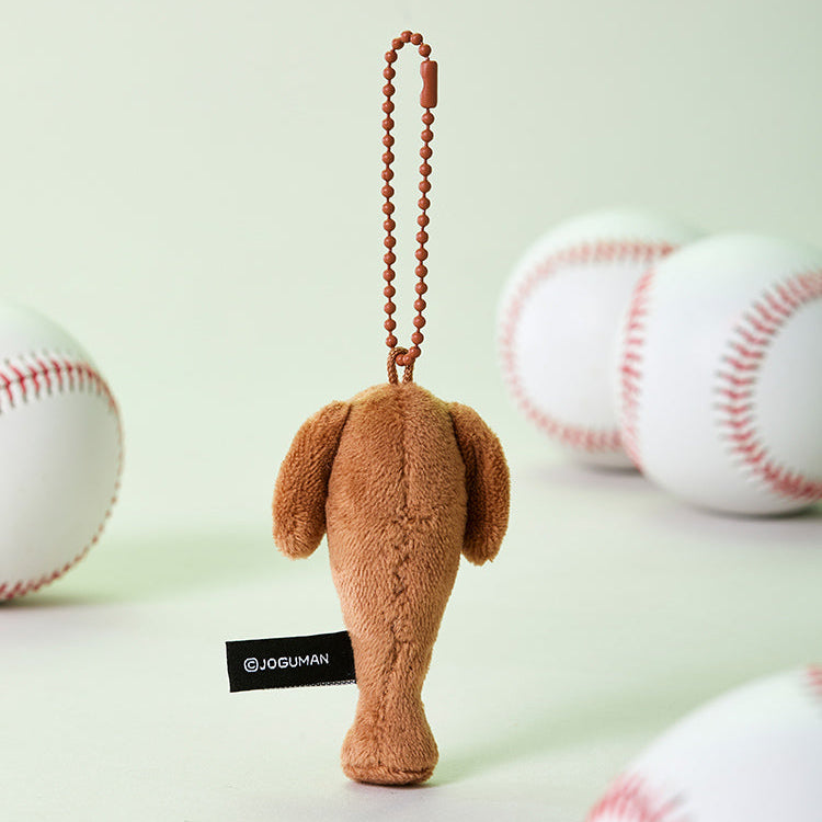 BT21 Jo Gu-Man Woody Baseball Bat Doll Keychain