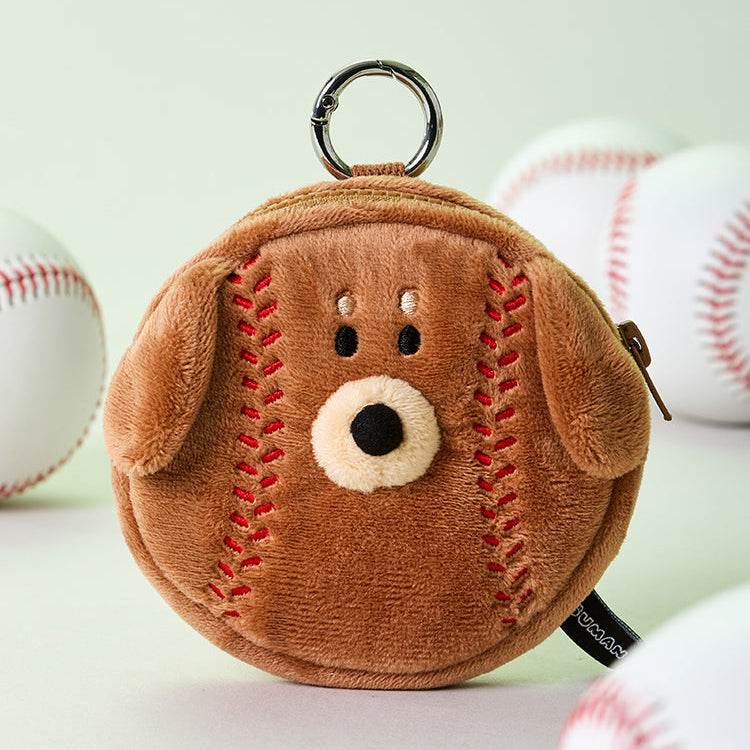 BT21 Joguman Woody Baseball Mini Pouch