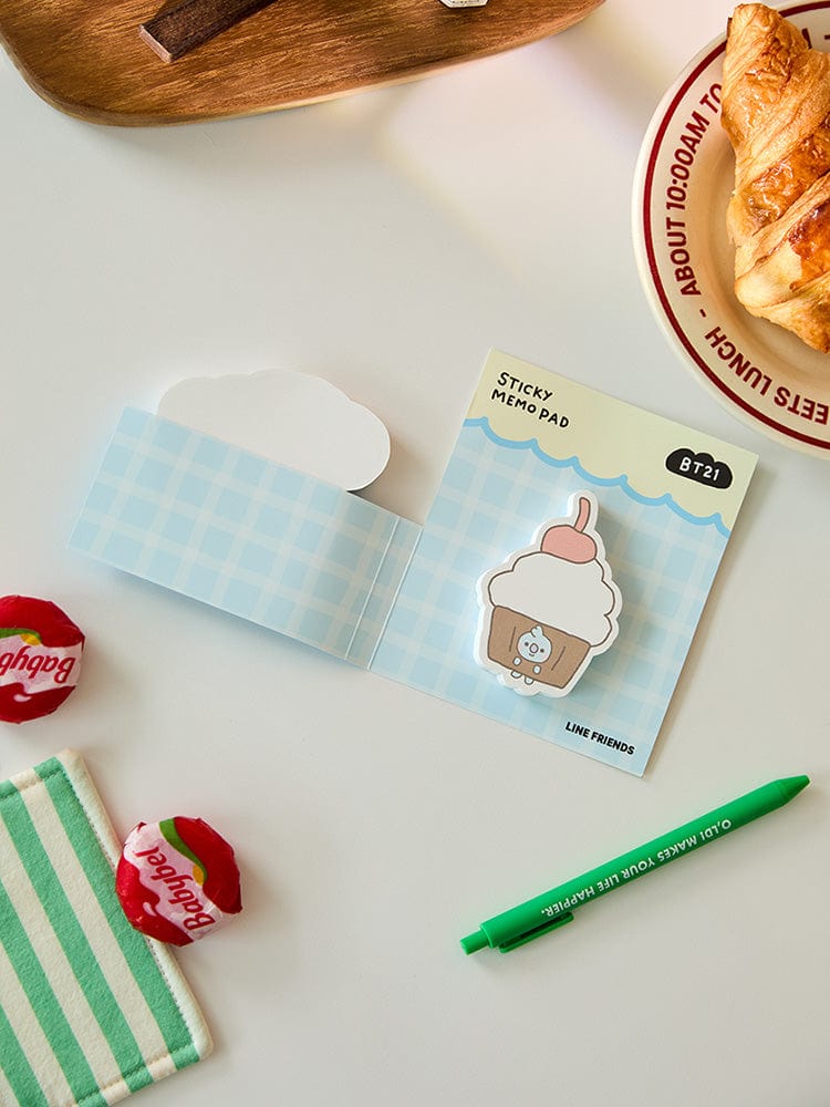 BT21 KOYA BABY STICKY MEMO NOTEPADS BAKERY SHOP