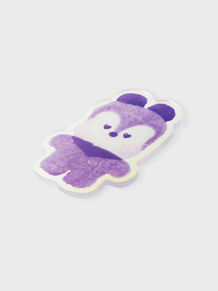 BT21 MANG minini ACRYLIC MAGNETIC CLIP PURPLE OF WISH EDITION