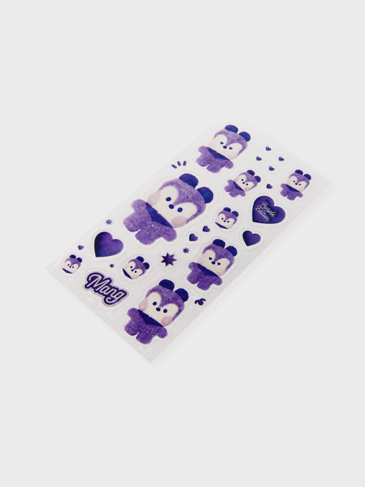 BT21 MANG minini STICKERS PURPLE OF WISH EDITION