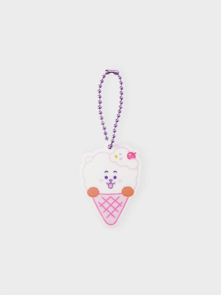 BT21 Rj Lenticular 3d Keyring On The Cloud Edition