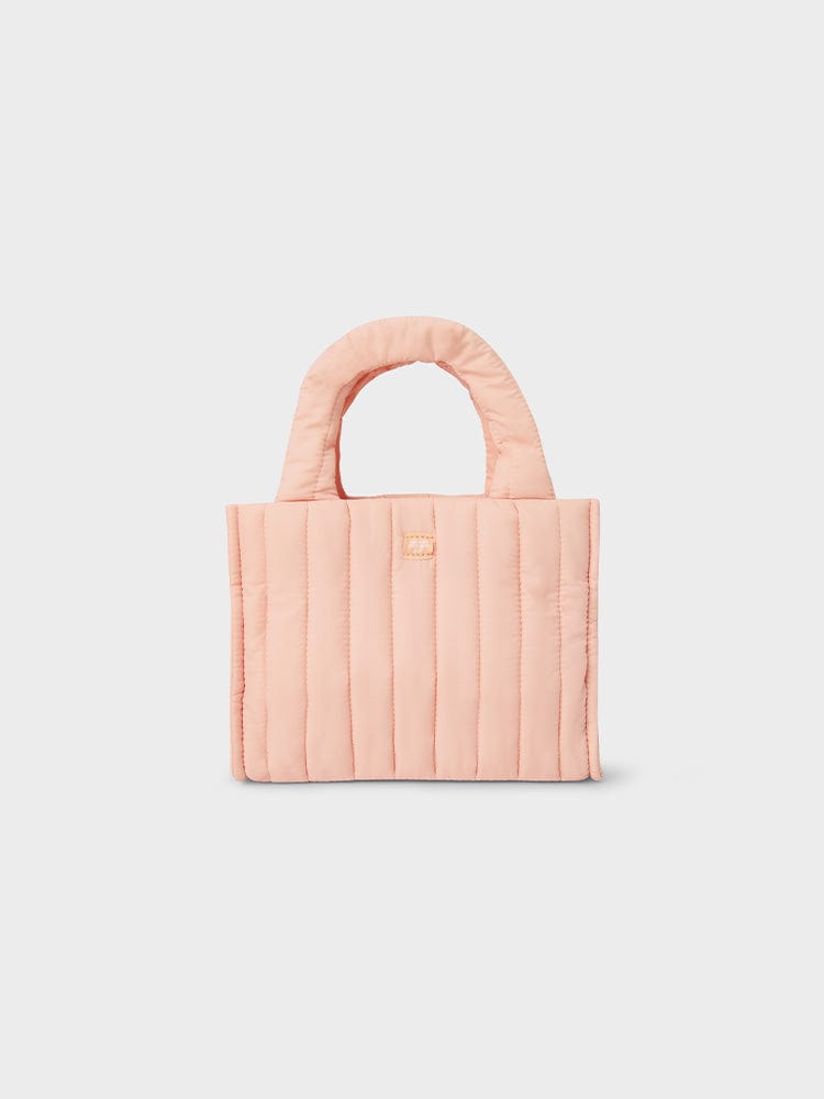 BT21 RJ QUILTED BAG WITH FACE PLUSH BADGE WINTER EDITION