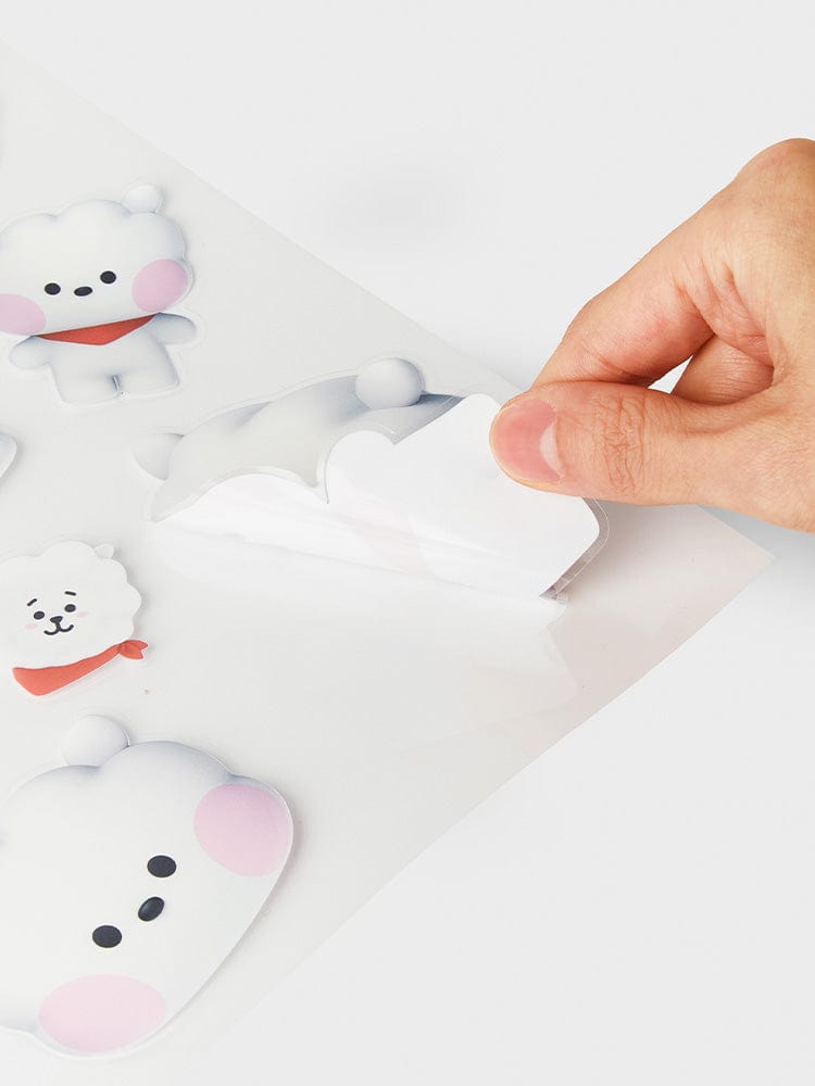 BT21 RJ REMOVABLE STICKERS BIG & TINY EDITION