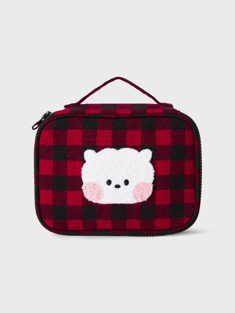 BT21 RJ minini CHECKERED POUCH BASIC