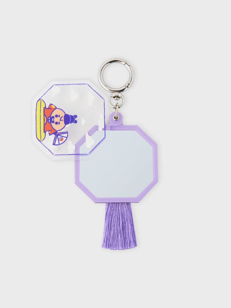BT21 SHOOKY BABY MIRROR KEYRING K-EDITION ver.2
