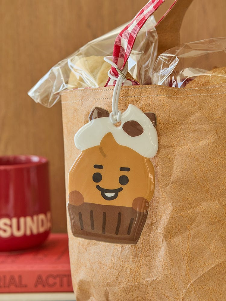 BT21 SHOOKY BABY PVC NAME TAG BAKERY SHOP
