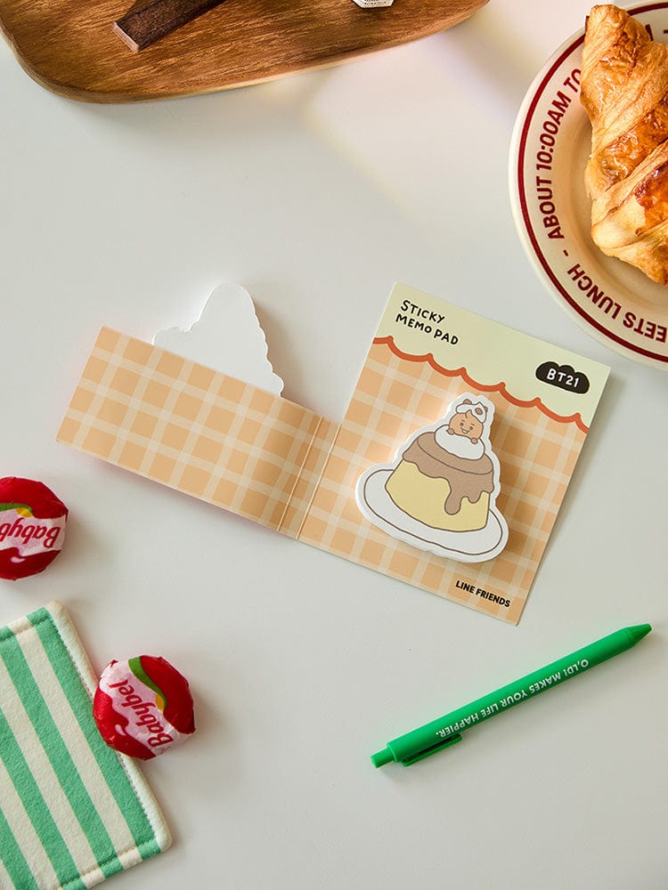 BT21 SHOOKY BABY STICKY MEMO NOTEPADS BAKERY SHOP