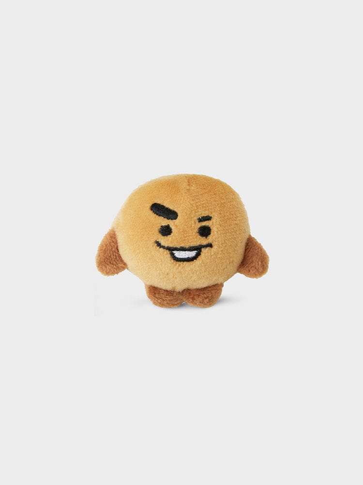 BT21 SHOOKY QUILTED BAG WITH FACE PLUSH BADGE WINTER EDITION