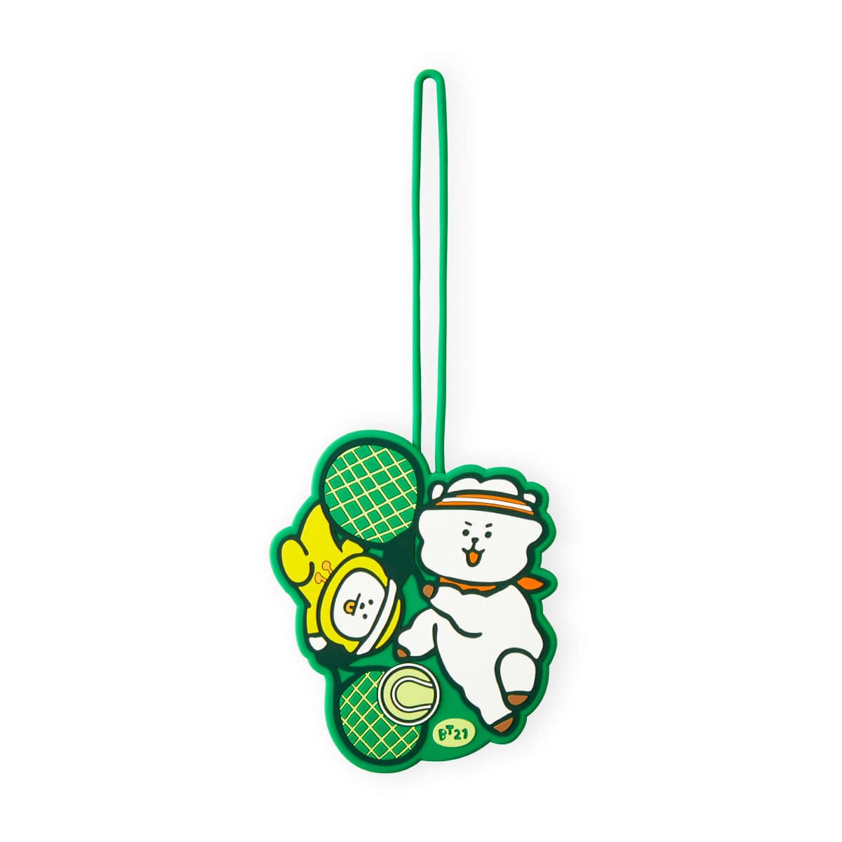 BT21 SPORTS CLUB LUGGAGE TAG TENNIS