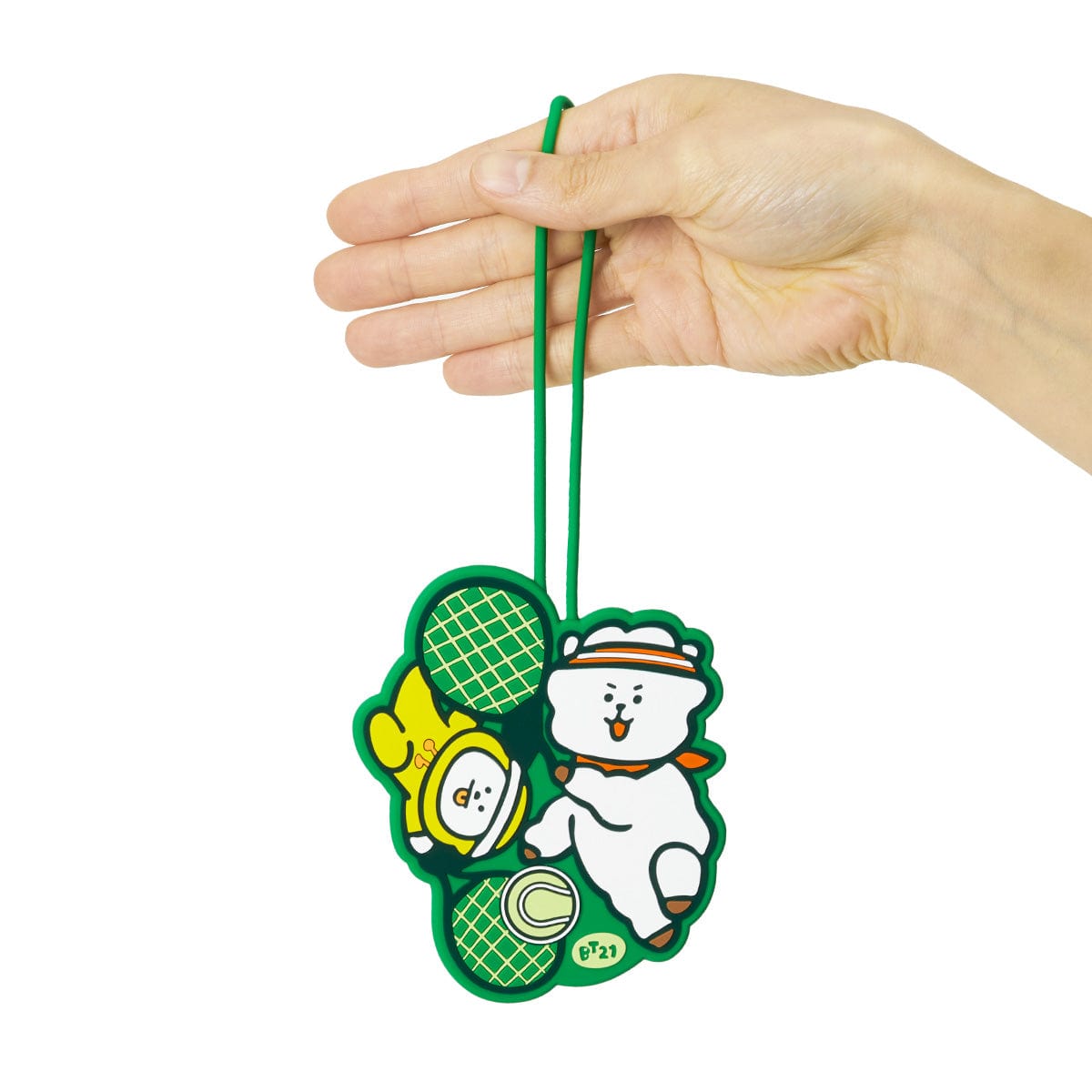 BT21 SPORTS CLUB LUGGAGE TAG TENNIS