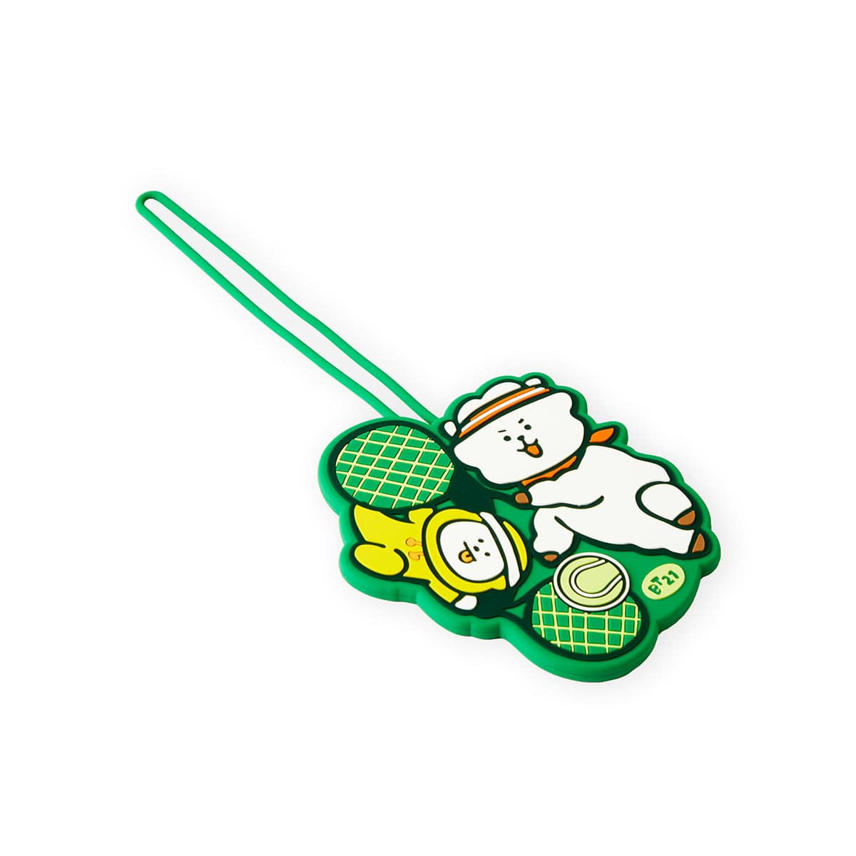 BT21 SPORTS CLUB LUGGAGE TAG TENNIS