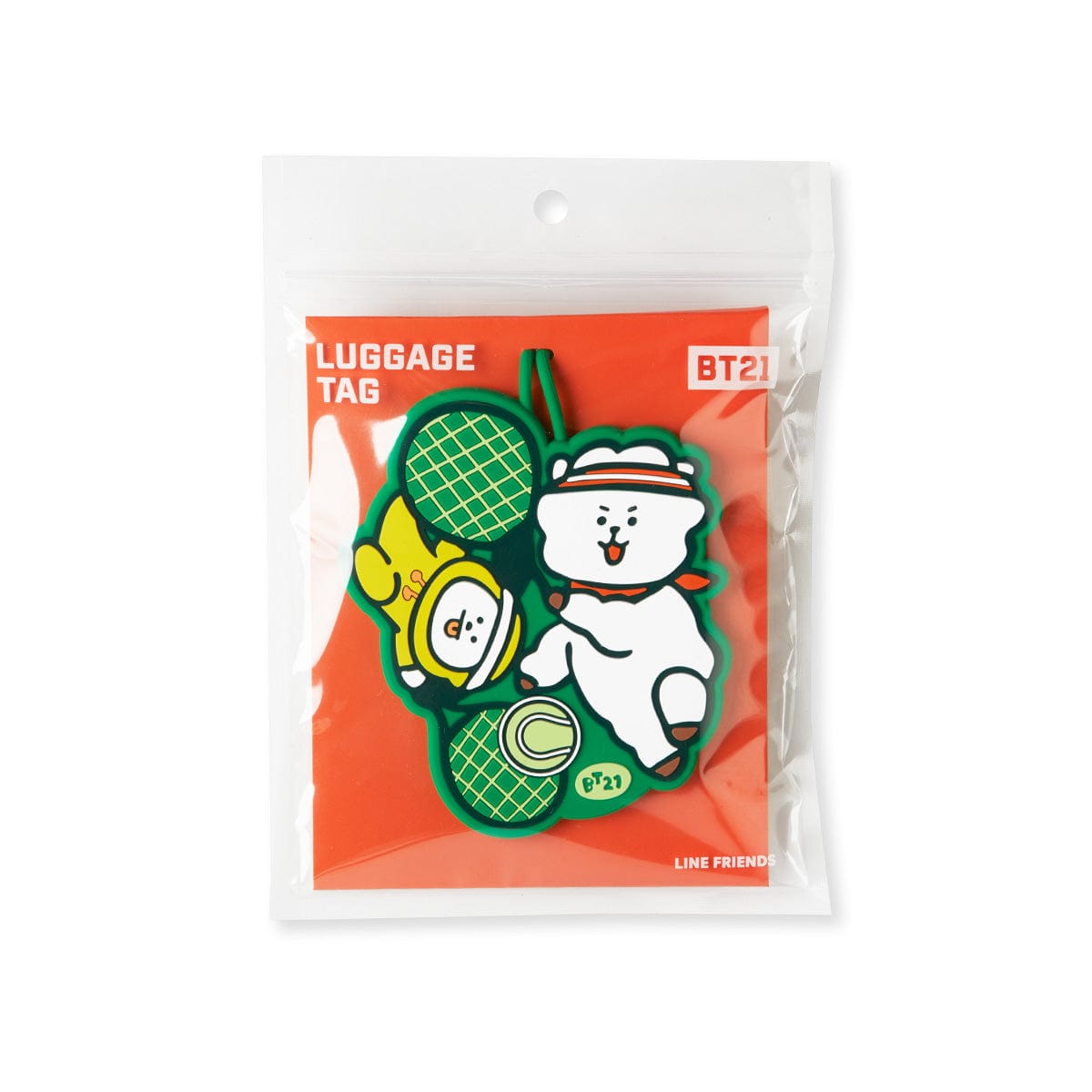 BT21 SPORTS CLUB LUGGAGE TAG TENNIS