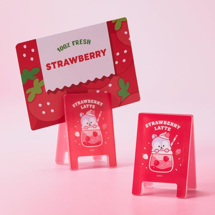 BT21 Strawberry Party Random Acrylic Multi Clip (1 Piece)