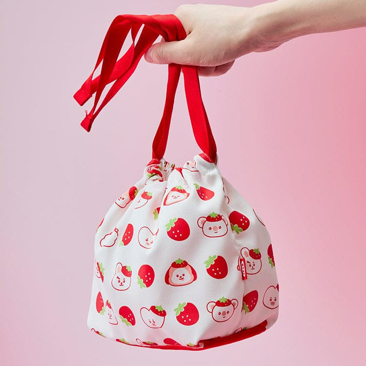BT21 Strawberry Party String Pouch