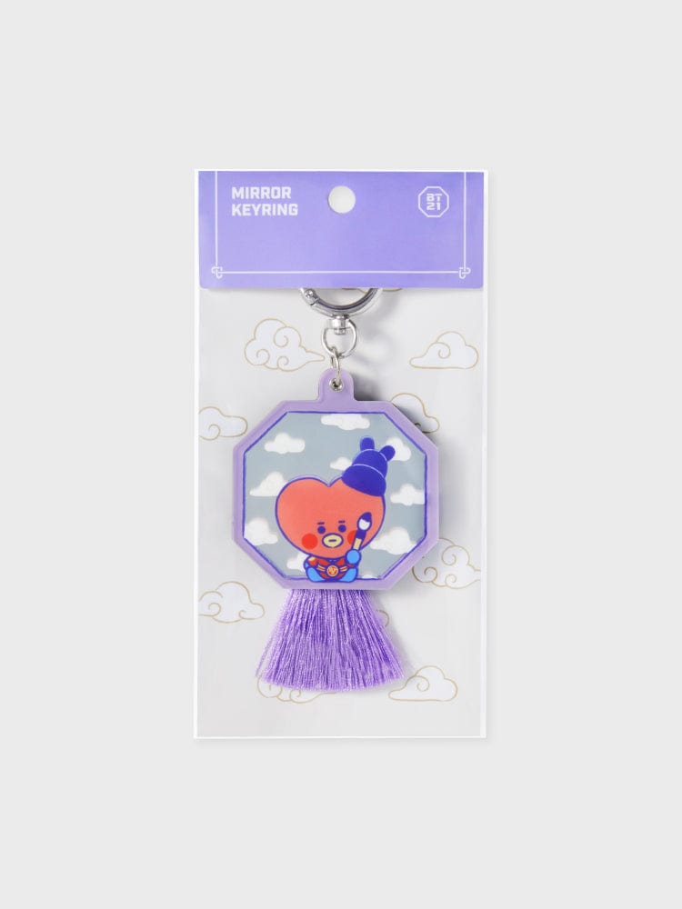 BT21 TATA BABY MIRROR KEYRING K-EDITION ver.2