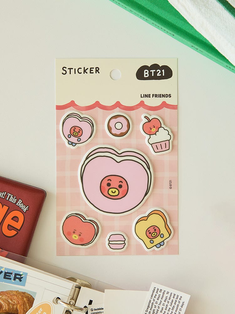 BT21 TATA BABY STICKERS BAKERY SHOP