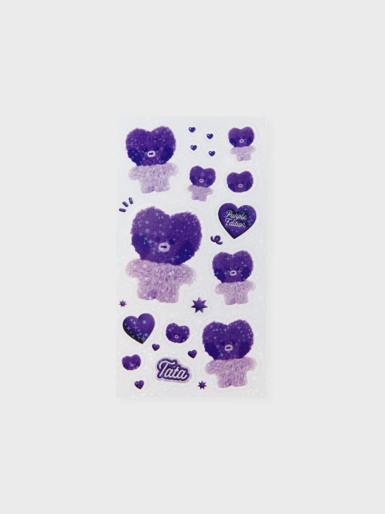 BT21 Tata Minini Stickers Purple Of Wish Edition