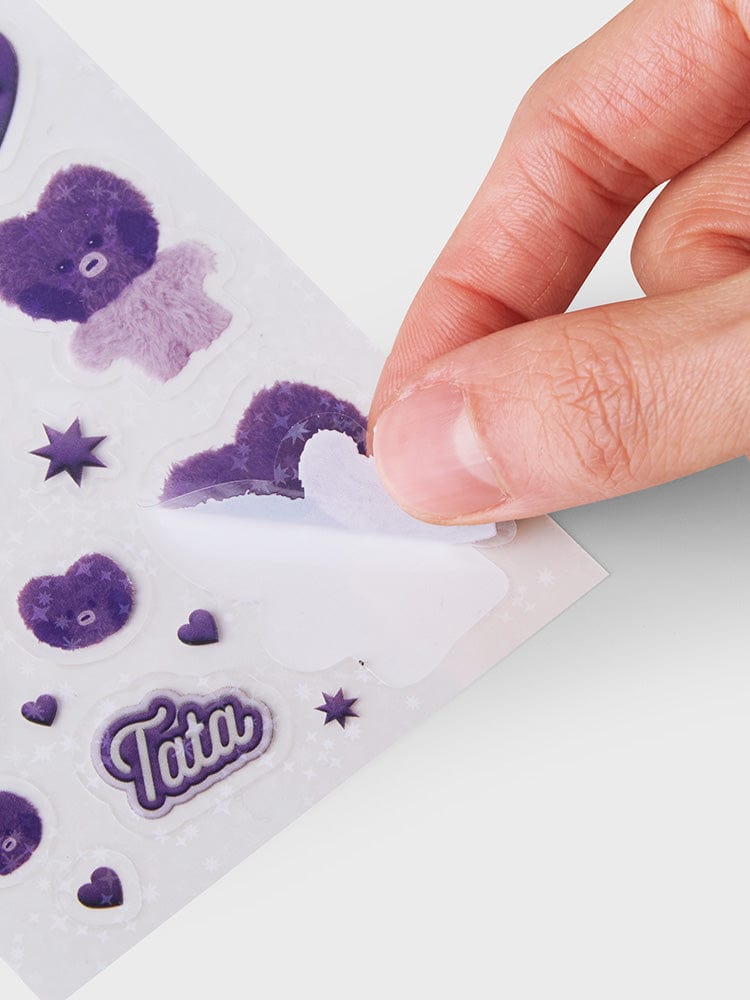 BT21 TATA minini STICKERS PURPLE OF WISH EDITION