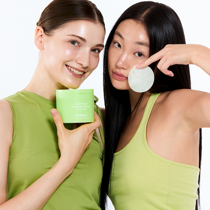 By Wishtrend Green Tea & Ceramide Calming Toner Pad 70 Sheets