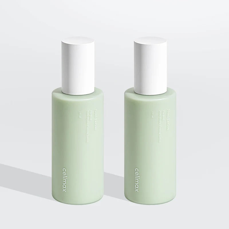 Two bottles of CELIMAX The Real Nino Hydra Firming Lotion 150ml