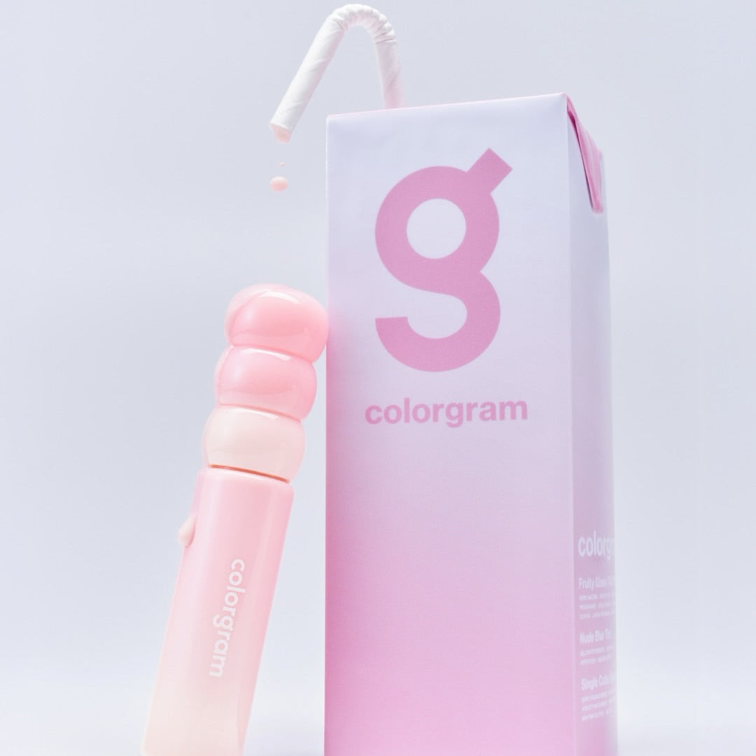 COLORGRAM Tanghulu Tangle Tint Milk 3g in pink packaging with straw