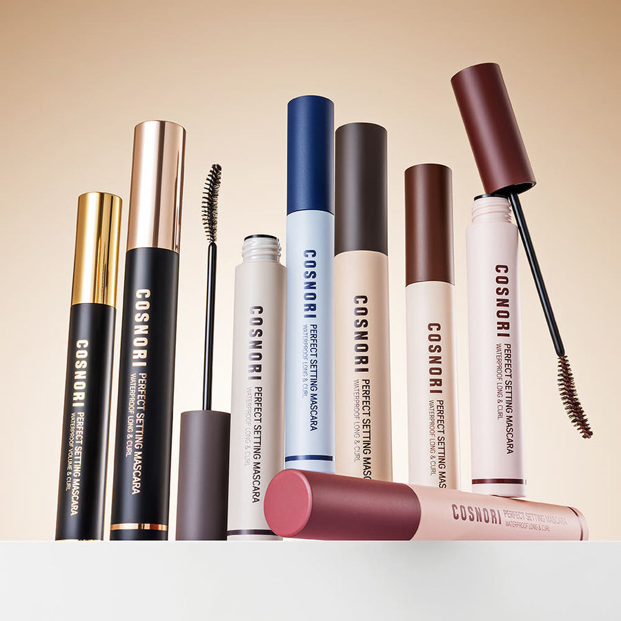Cosnori 1+1 Perfect Setting Waterproof Mascara 8 Types
