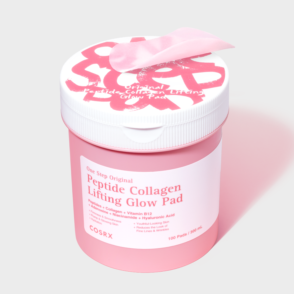 Cosrx One Step Original Peptide Collagen Lifting Glow Pads (100 Sheets)
