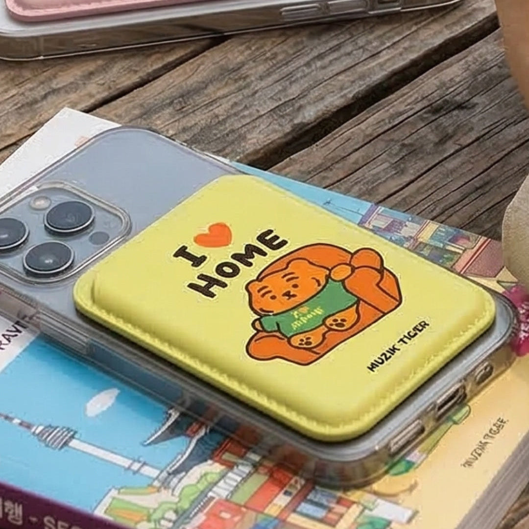 Muzik Tiger I Love Home Magsafe Card Wallet 5 Types