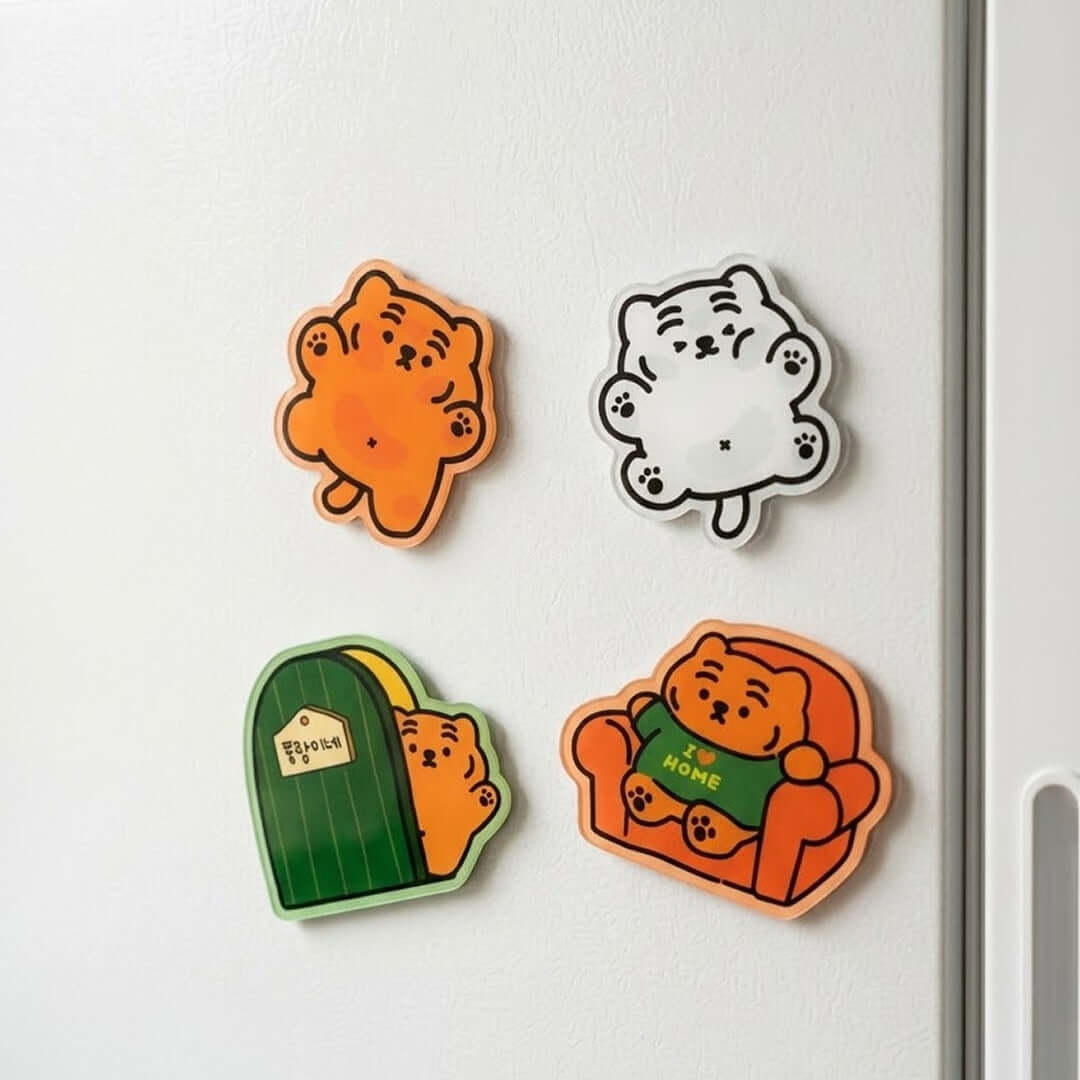 Muzik Tiger I Love Home Ddungrangi Acrylic Magnet 4 Types