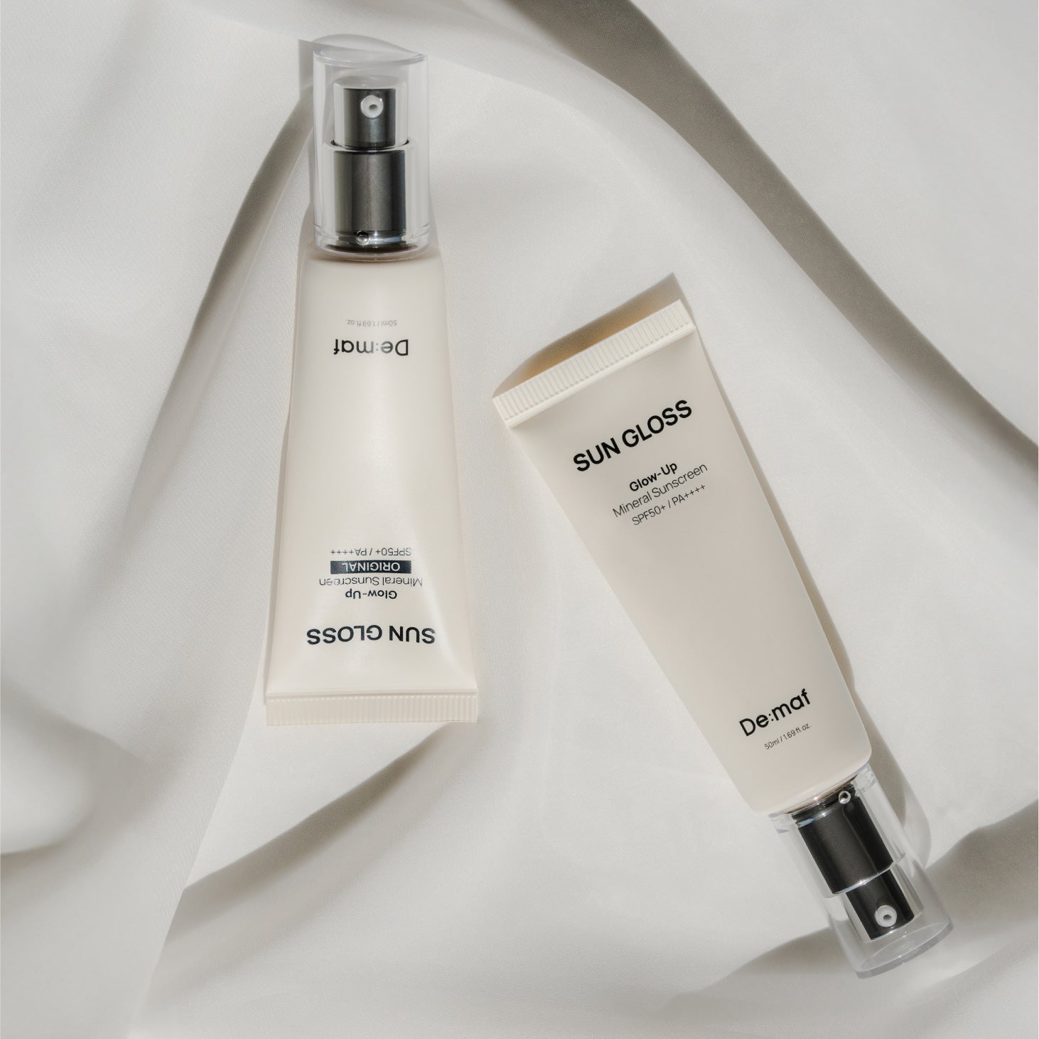 De:Maf Sun Gloss Glow Up Non-Glowing Sunscreen 50ml