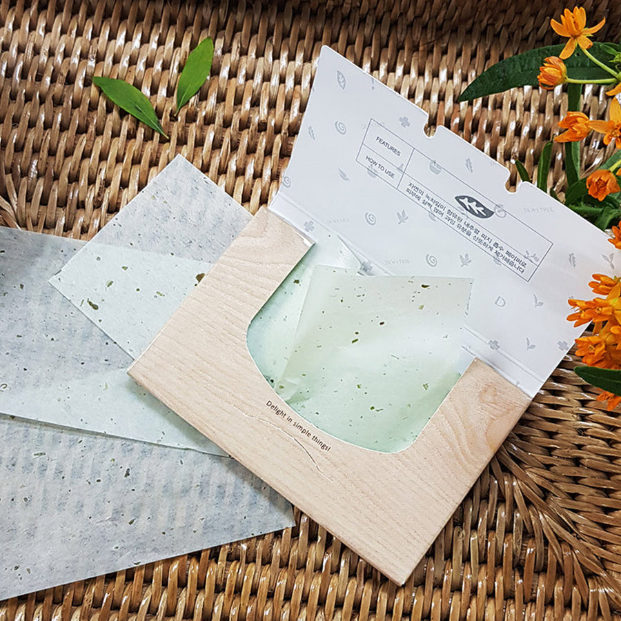 Dewytree Nature Source Green Tea Mattifying Linens (50 Sheets)