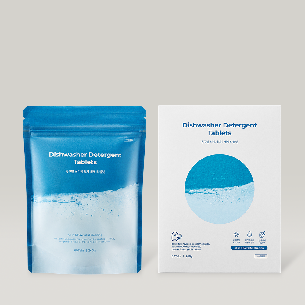 DONGGUBAT Dishwasher Detergent Tablets 60 240g packaging front view