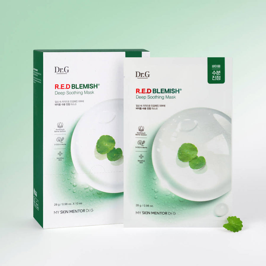 Dr.G Red Blemish Deep Soothing Mask 10P