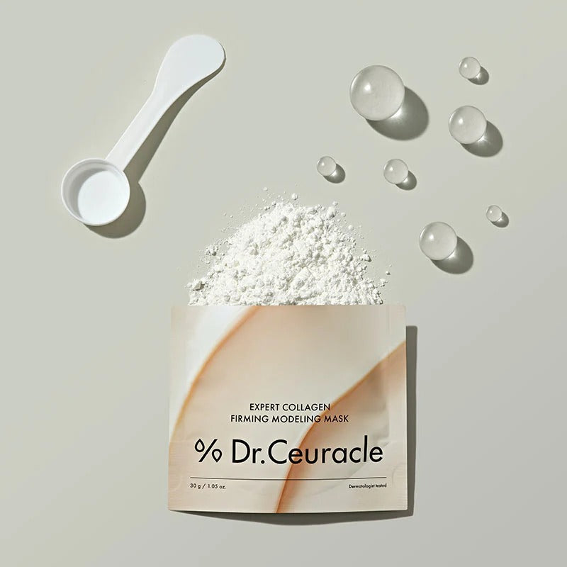 DR.CEURACLE Expert Collagen Firming Modeling Mask 30g with spoon and gel beads