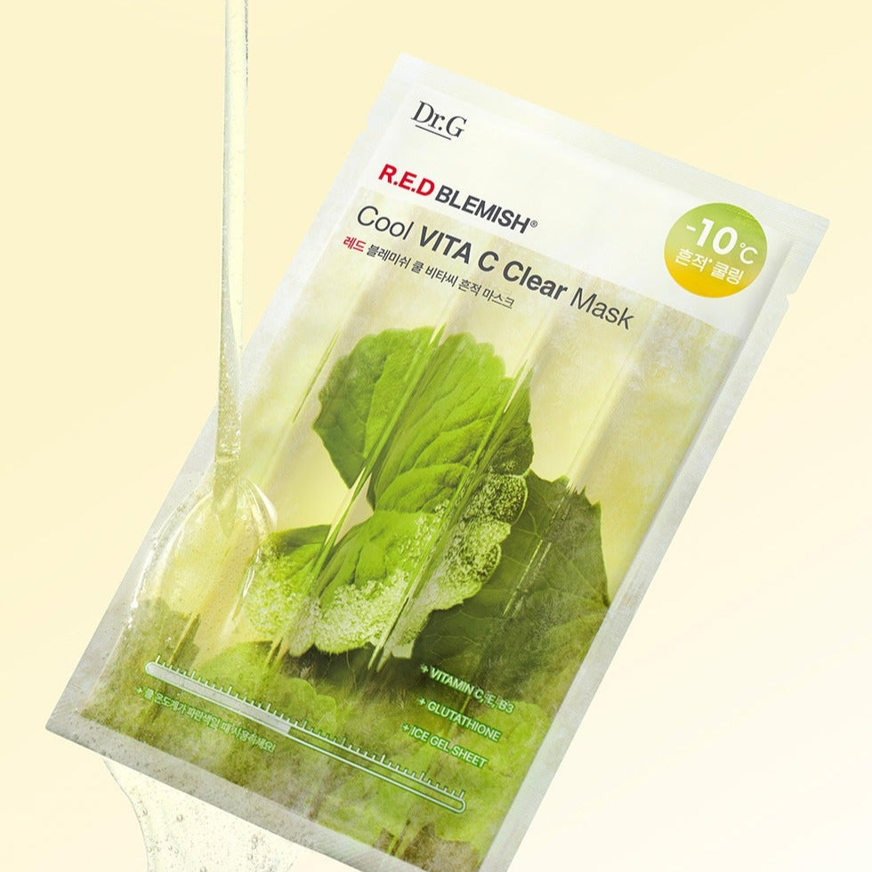 DR.G Red Blemish Cool Vita C Trace Mask 10 Sheets product image