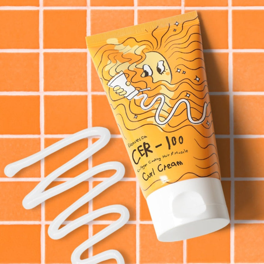 Elizavecca Cer-100 Collagen Coating Hair A+ Muscle Curl Cream 120ml