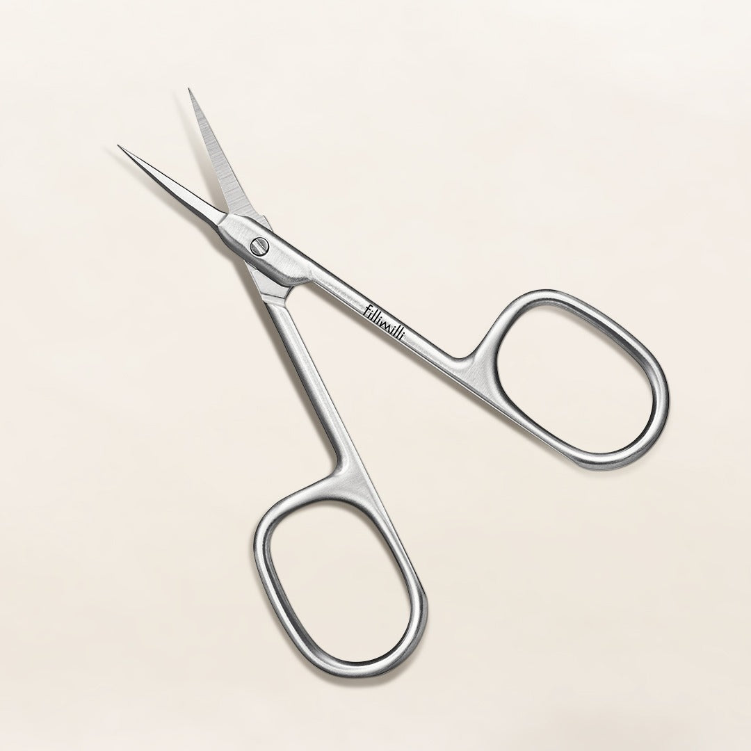 Fillimilli Fine Eyebrow Scissors Set (+ Mini Brow Brush)