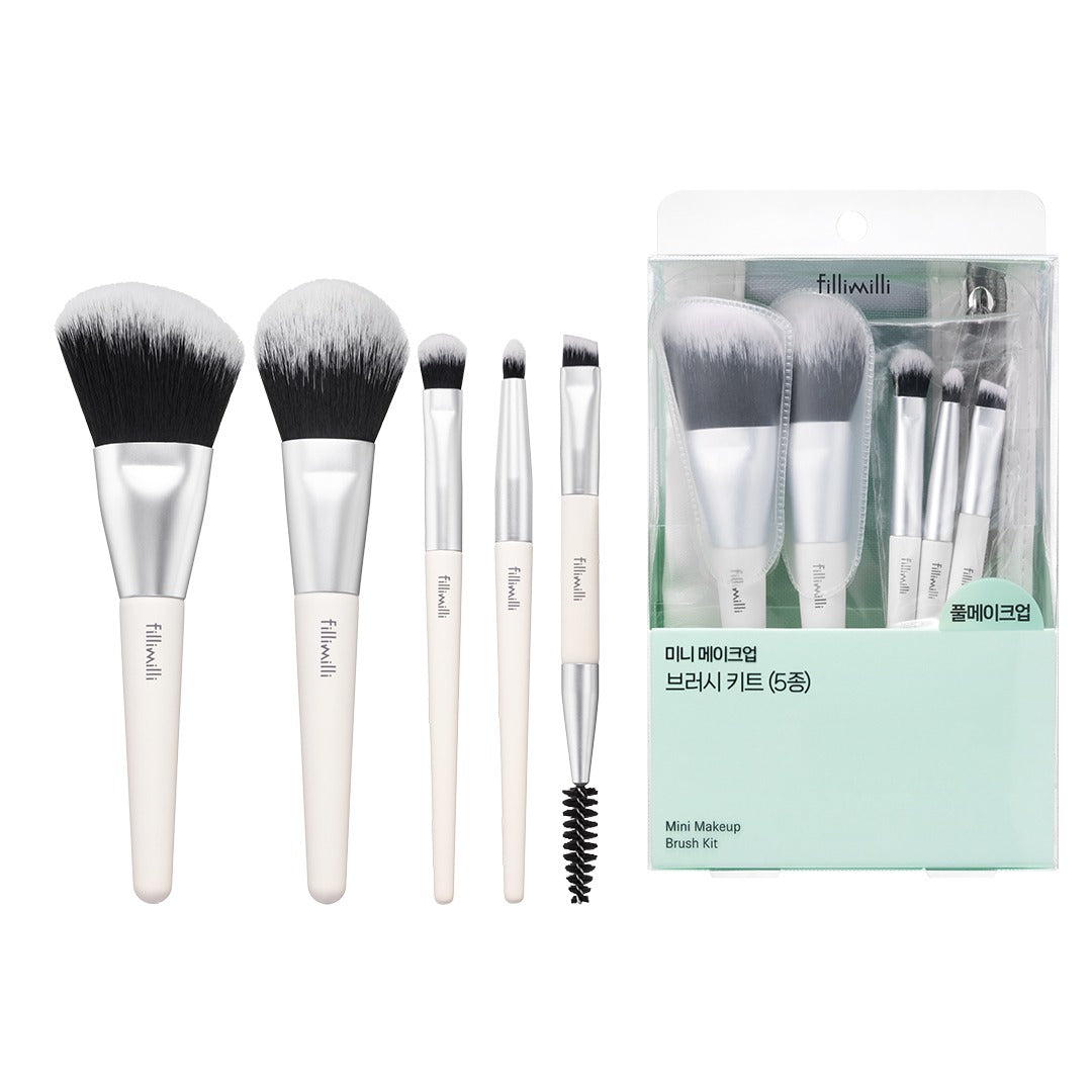 Fillimilli Mini Makeup Brush Kit (5 Types)