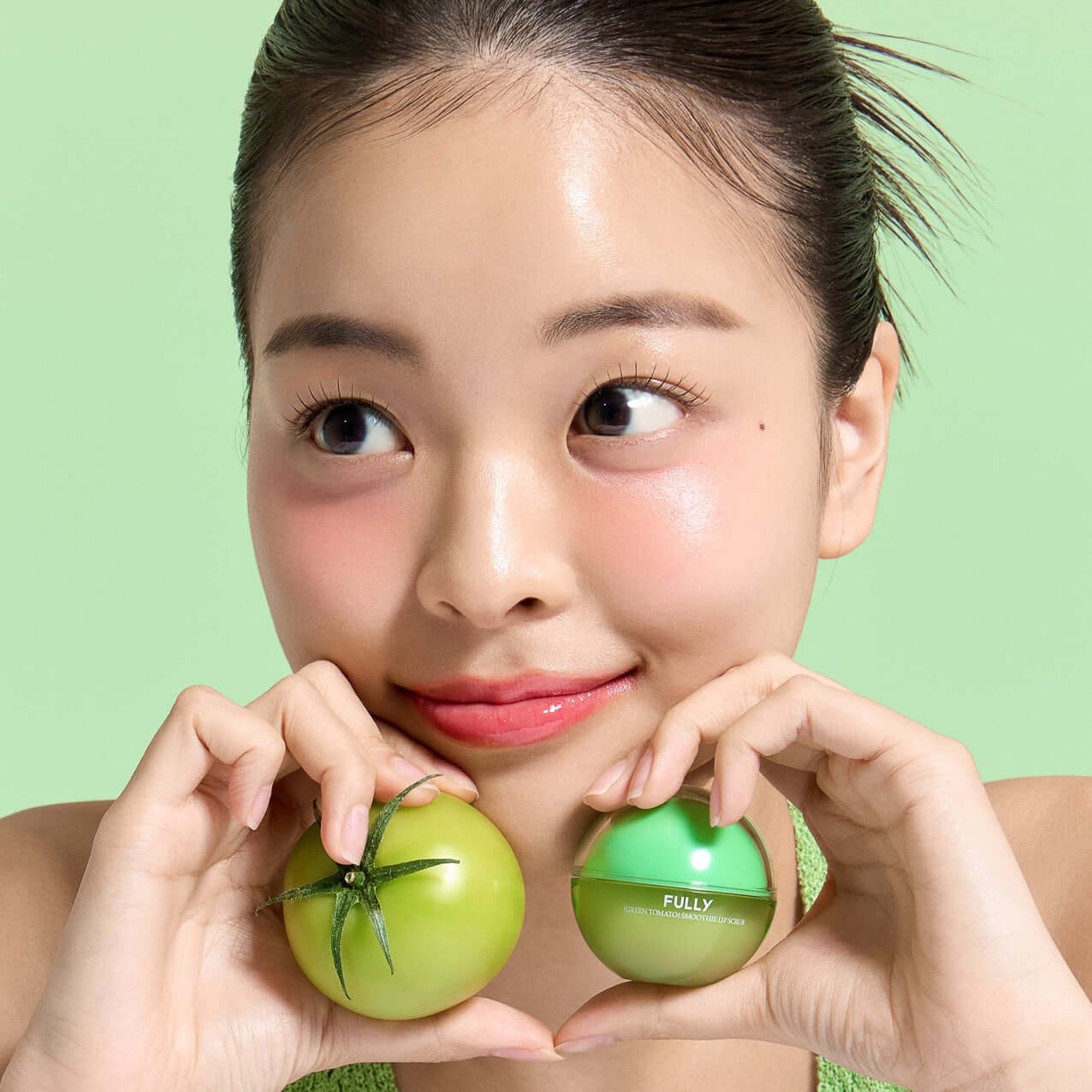 Fully Green Tomato Smoothie Lip Scrub 12g