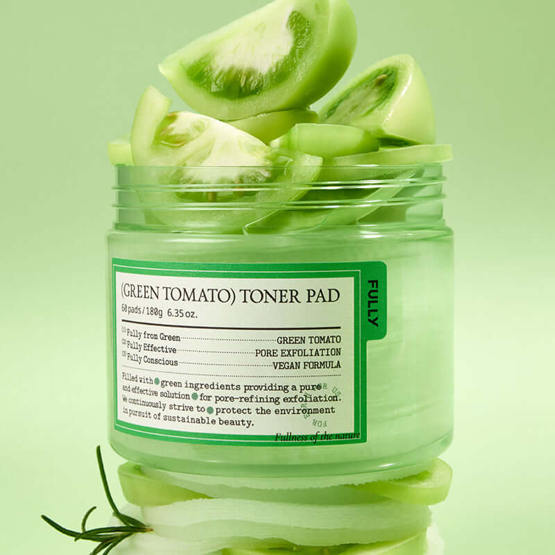 Fully Green Tomato Toner Pads 60 Sheets