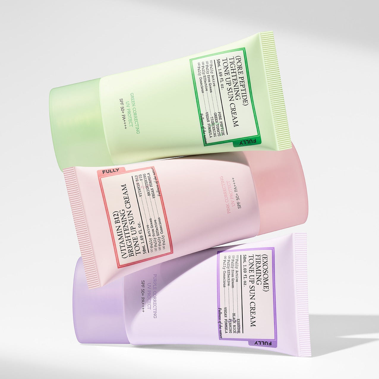 Fully Tone-Up Sunscreen 3-Piece Set