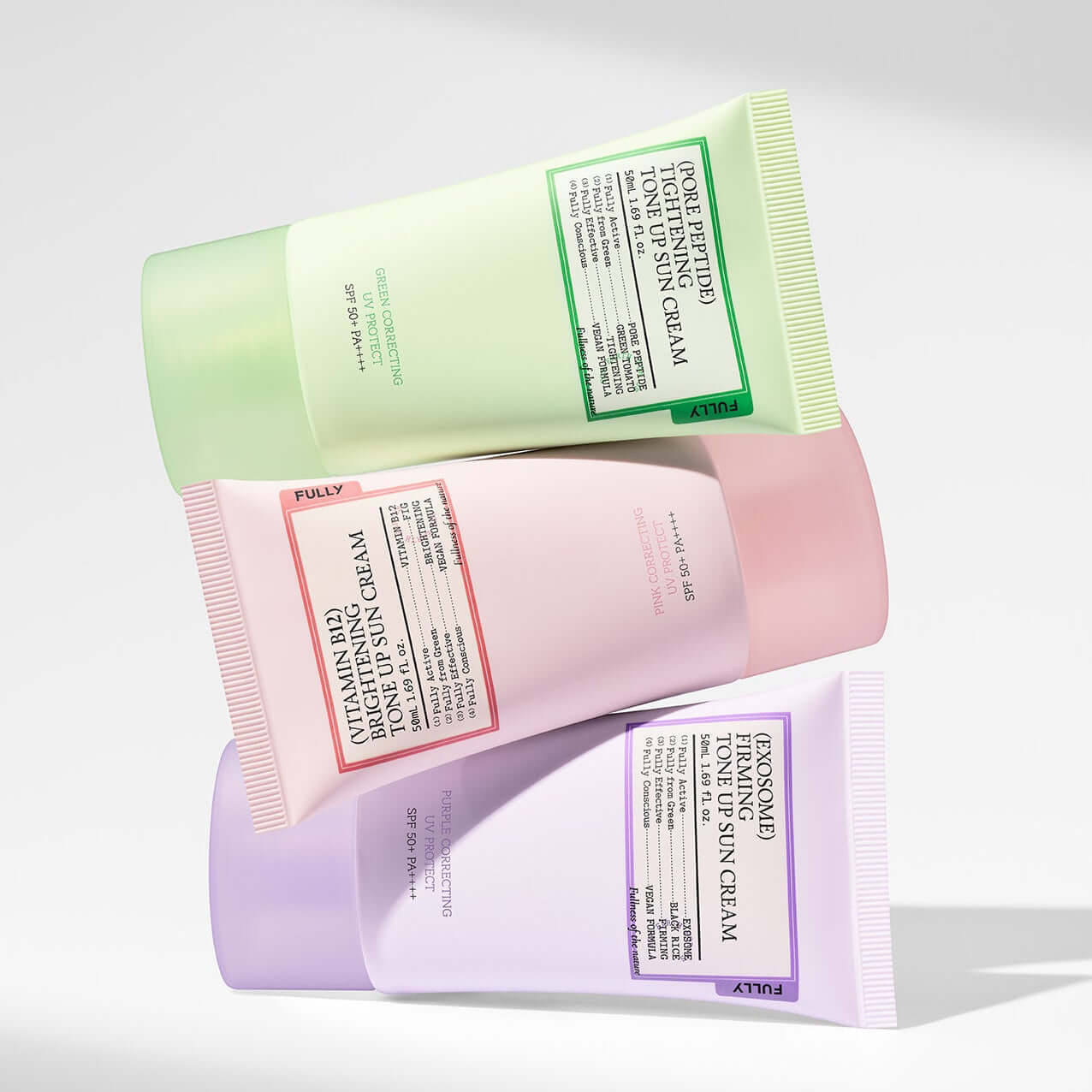 Fully Tone-Up Sunscreen 3-Piece Set