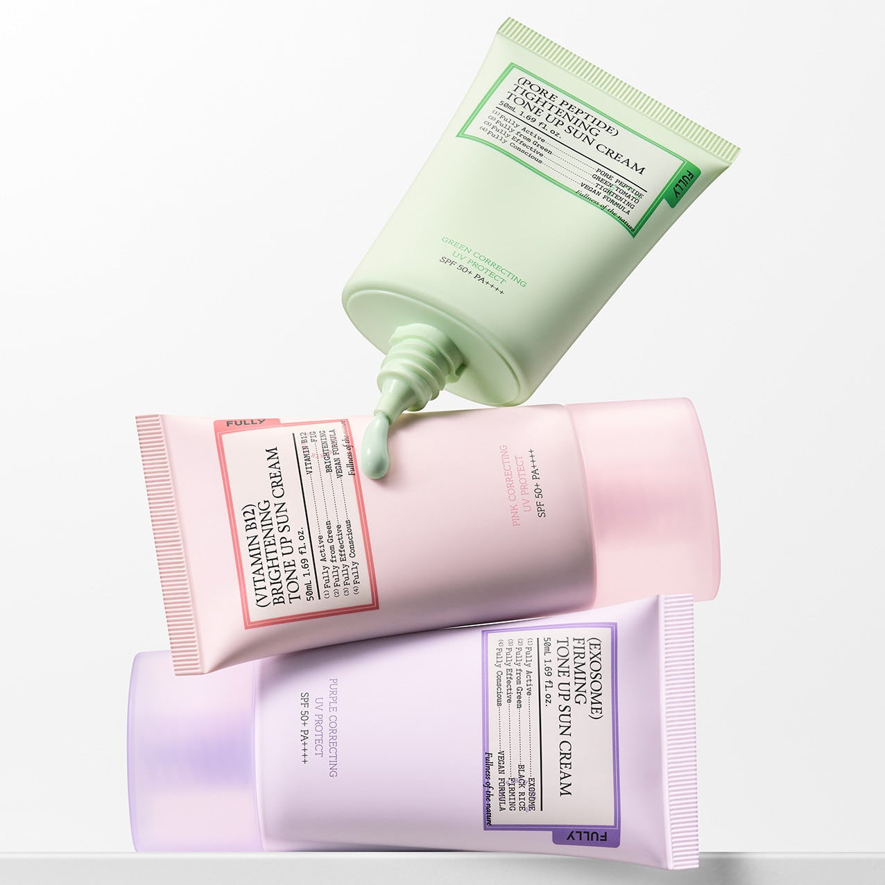 Fully Tone-Up Sunscreen 3-Piece Set