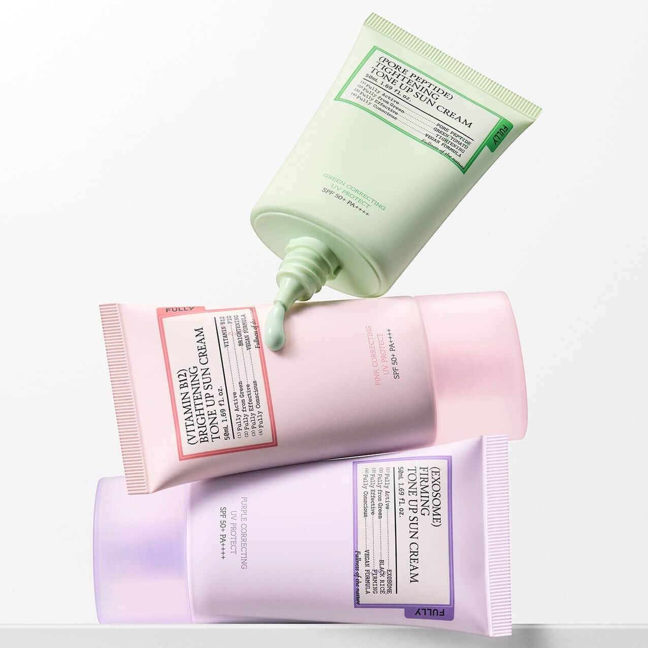 Fully Tone-Up Sunscreen 3-Piece Set