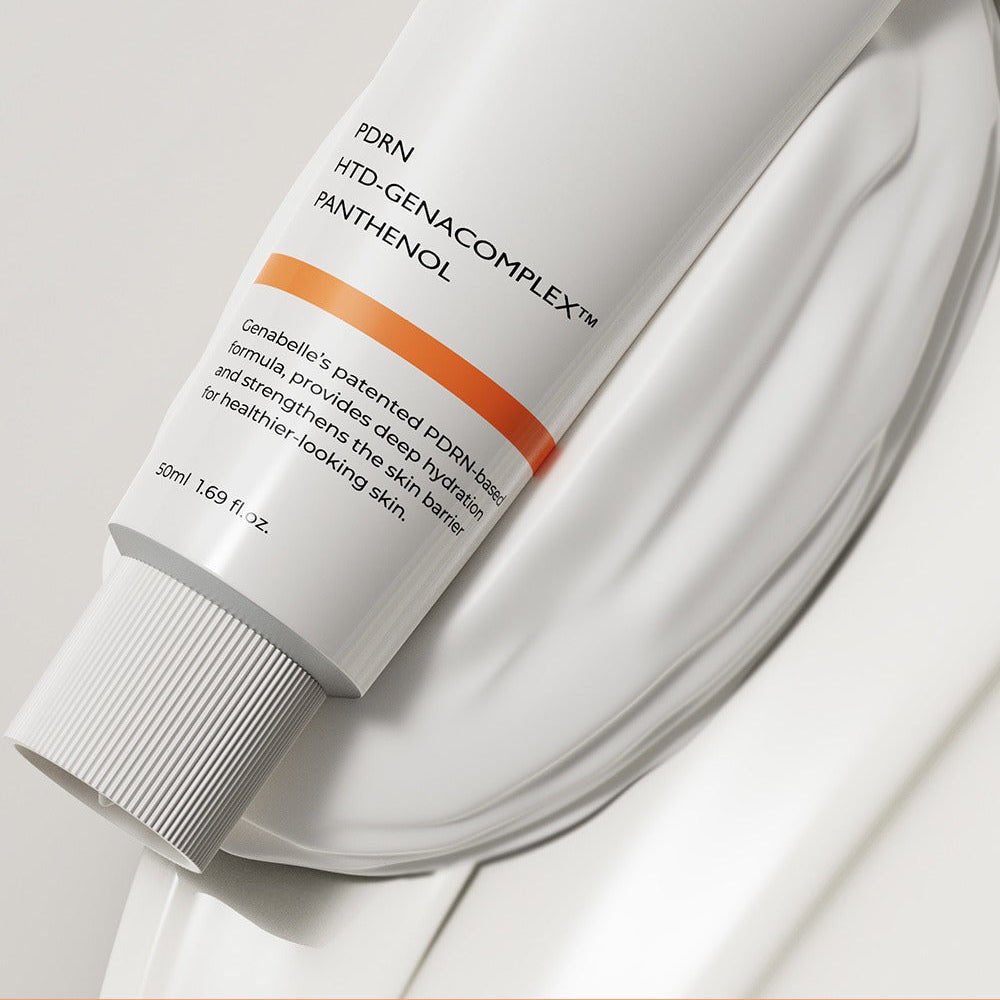 GENABELLE PDRN Enriched Recovery Balm 50ml for skin hydration and repair in a sleek white tube packaging