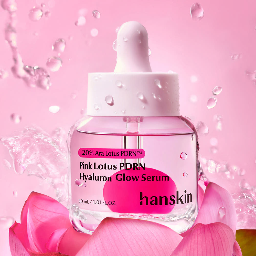 Hanskin Pink Lotus Pdrn Hyaluron Glow Serum 30ml