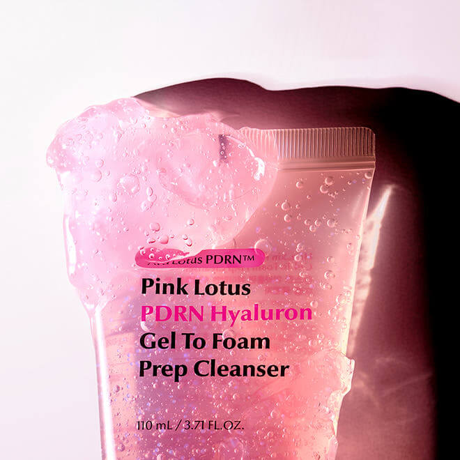 Hanskin Pink Lotus Pdrn Hyaluron Gel To Foam Prep Cleanser 110ml