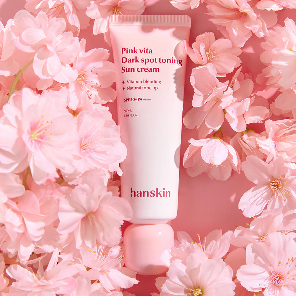 Hanskin Pink Vita Blemish Toning Sun Cream 50ml