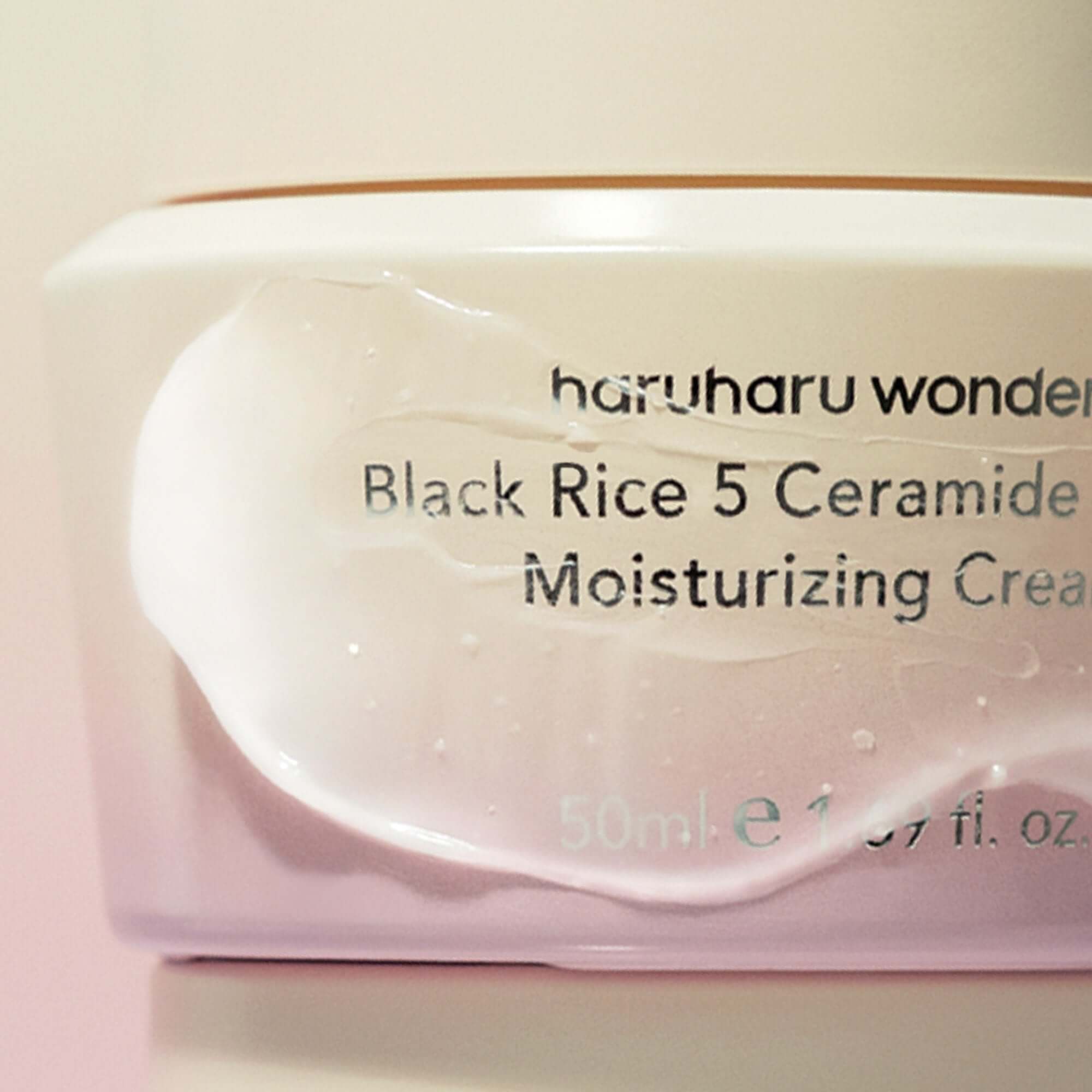 ハルハル ブラックライス 5 セラミド バリア モイスチャライジングクリーム 50ml